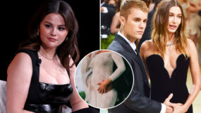 selena gomez, hailey baldwin, justin bieber