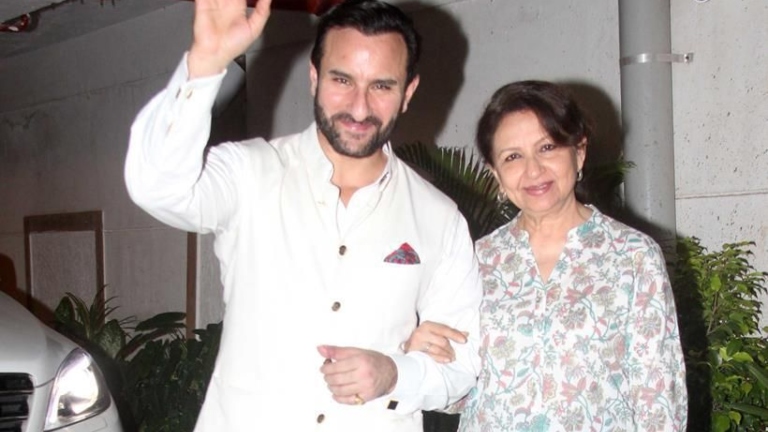 sharmila tagore, saif ali khan, sharmila tagore saif ali khan, saif ali khan childhood,