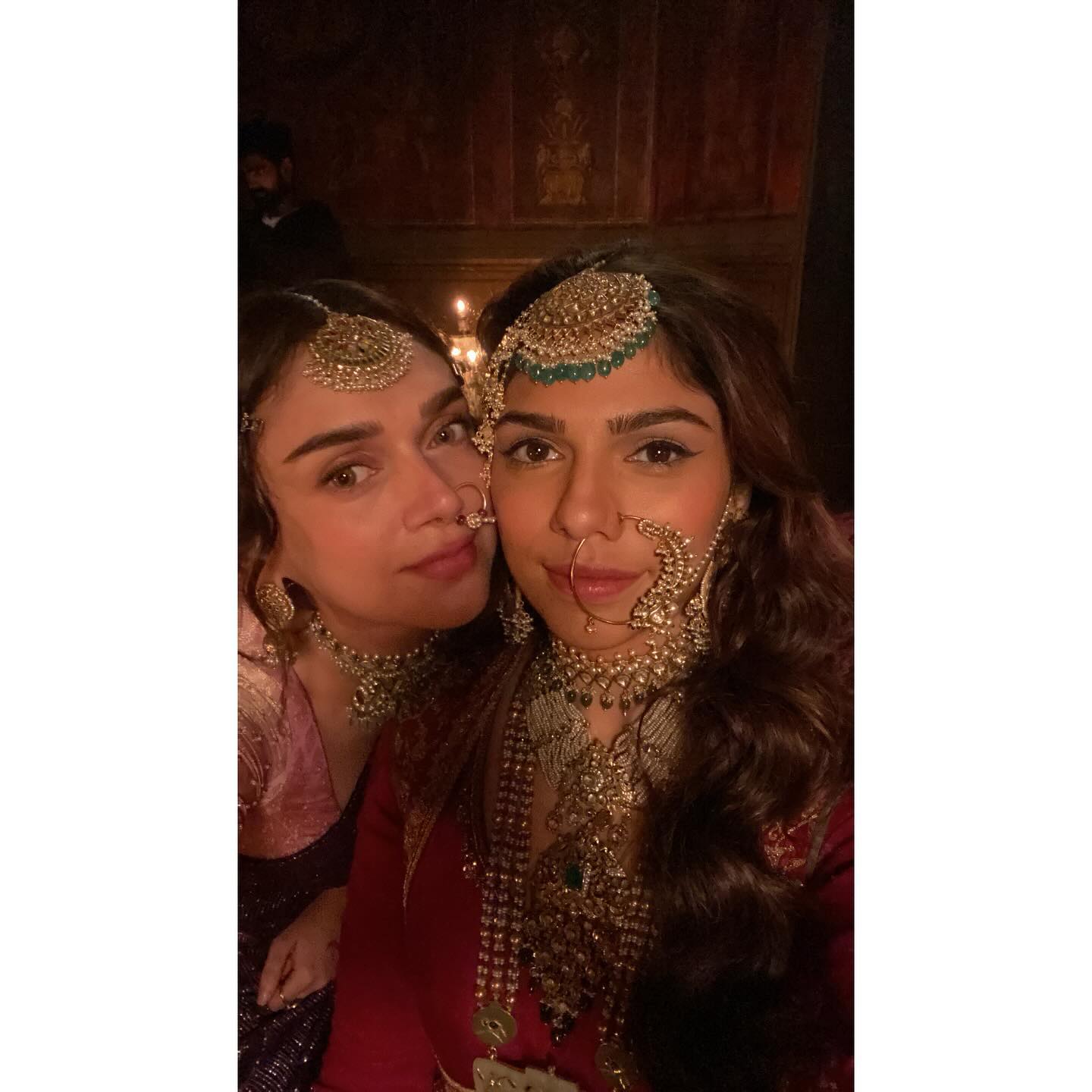 Sharmin and Aditi Rao from Heeramandi set