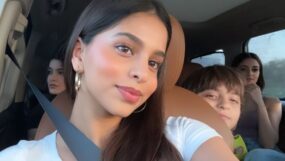 suhana khan, ananya panday, shanaya kapoor, ipl match, shah rukh khan, suhana and srk, srk kkr, kkr mi, mi, janhvi kapoor,