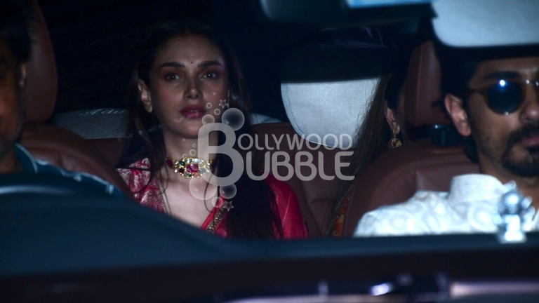 Aditi Rao Hydari at Sonakshi Sinha's Bandra house