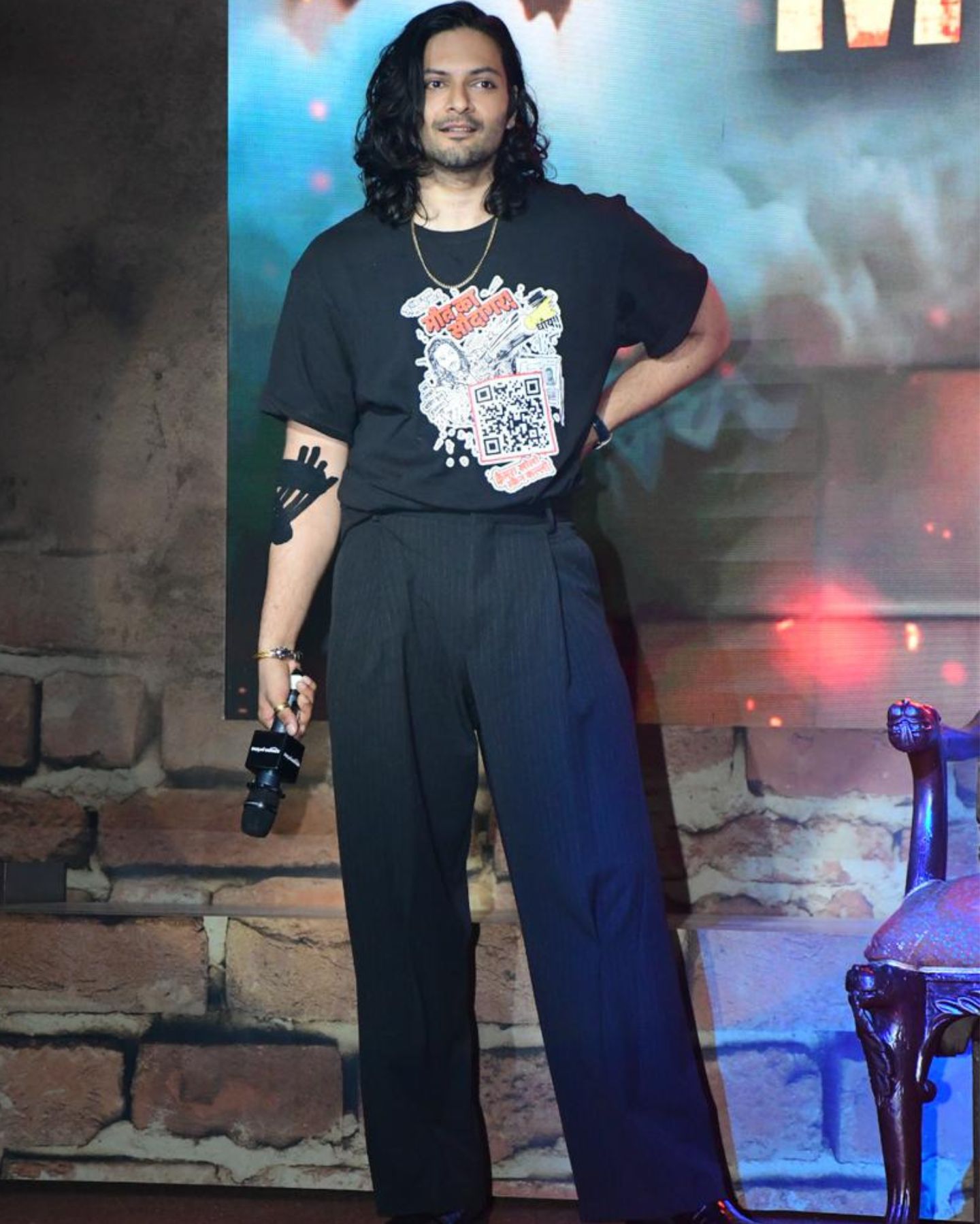 Ali Fazal at the launch of Mirzapur 3