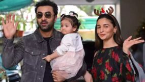 raha, alia and ranbir, ranbir and raha, raha kapoor, animal lover, raha video, raha with alia ranbir