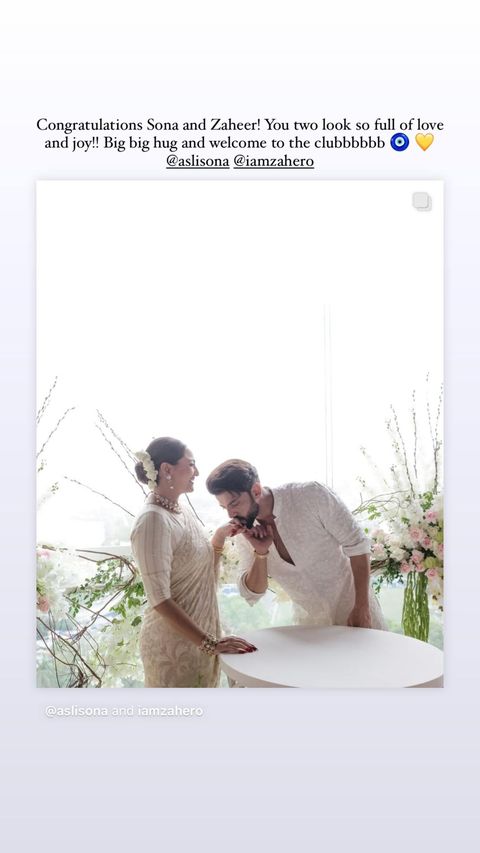 Alia Bhatt wishes Sonakshi Sinha and Zaheer Iqbal