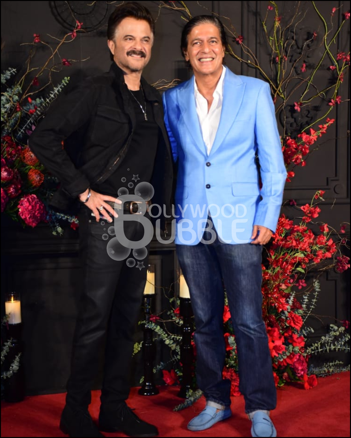 Anil Kapoor & Chunky Panday at Sonakshi SInha-Zaheer Iqbal wedding reception