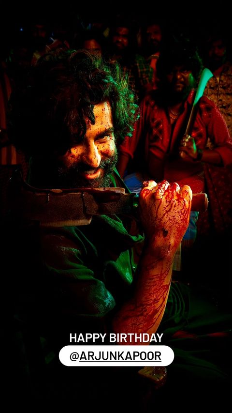 Arjun Kapoor's look from Singham Again