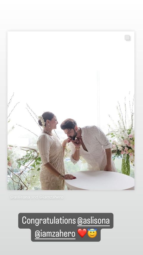 Ayushmann Khurrana wishes the newlyweds