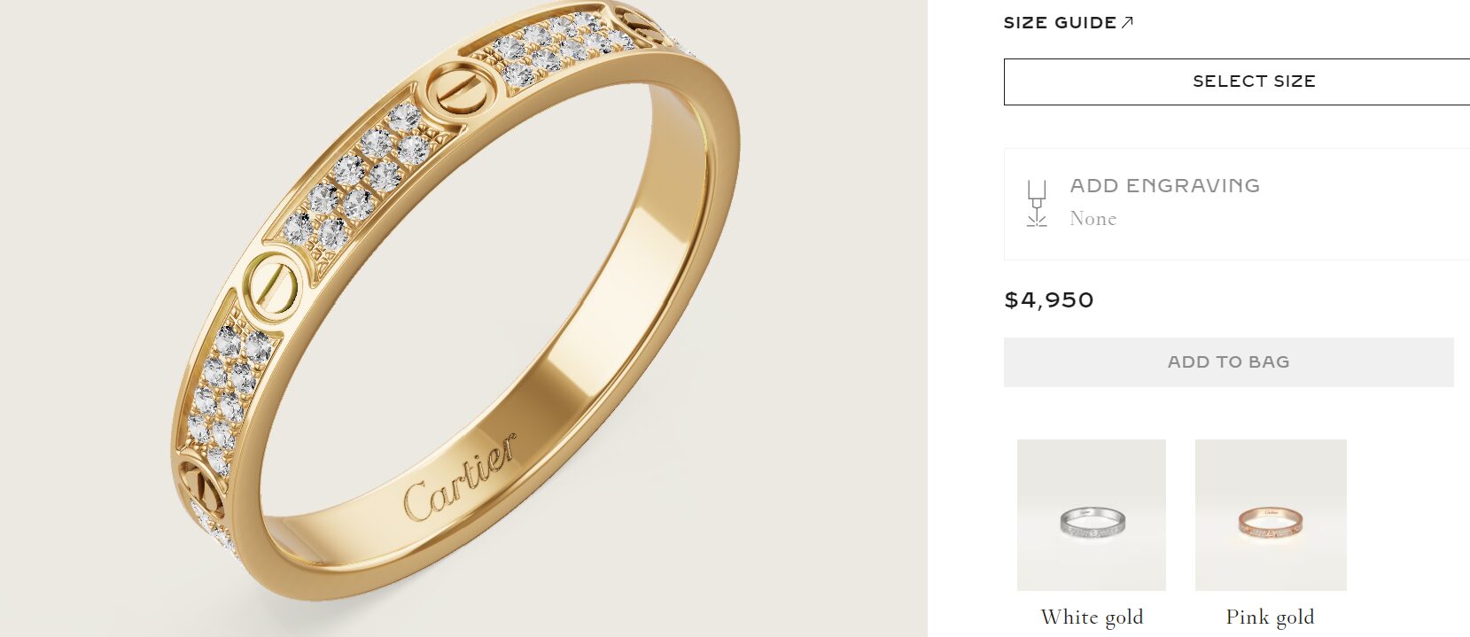 Cost of the gold earring