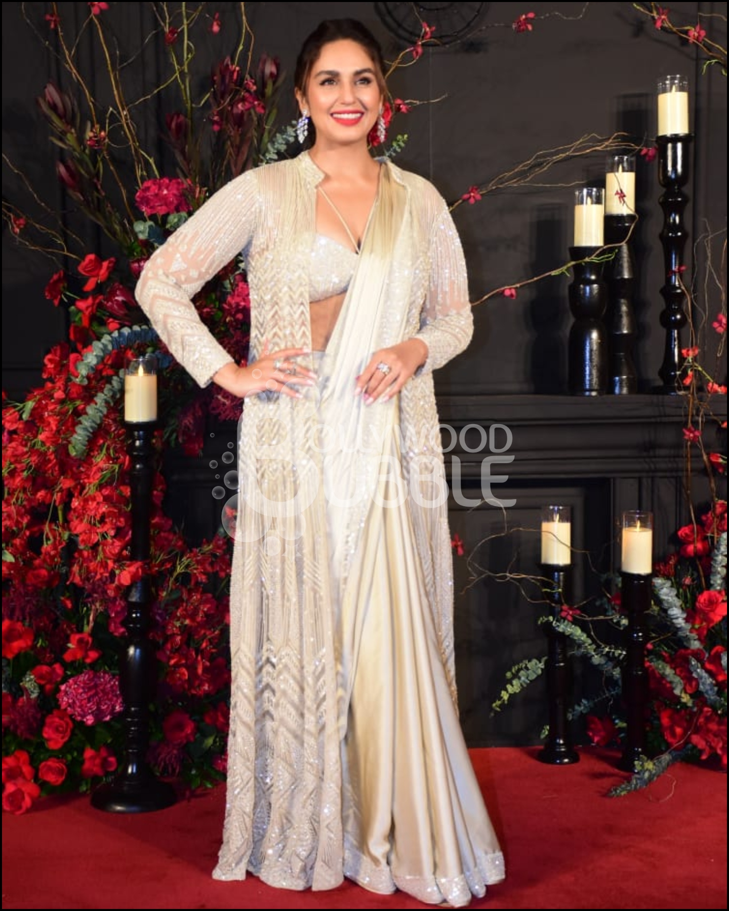 Huma Qureshi at Sonakshi SInha-Zaheer Iqbal wedding reception