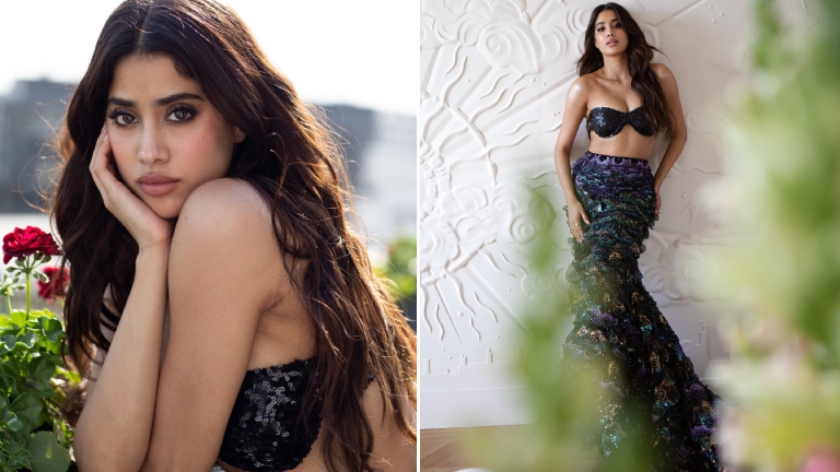 janhvi kapoor, janhvi kapoor international runway, janhvi kapoor paris haute couture week
