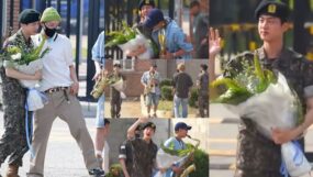 jin, jin military, jin discharge from military, jin discharged, bts, bts jin, kim seok-jin, kim seok-jin discharged, rm, v, suga, jimin, j-hope, jungkook,