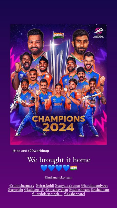 Kareena Kapoor shares a post after the win