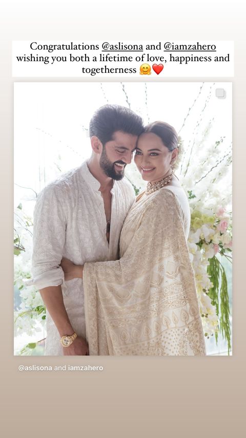 Kiara Advani shares wishes toSonakshi Sinha and Zaheer Iqbal