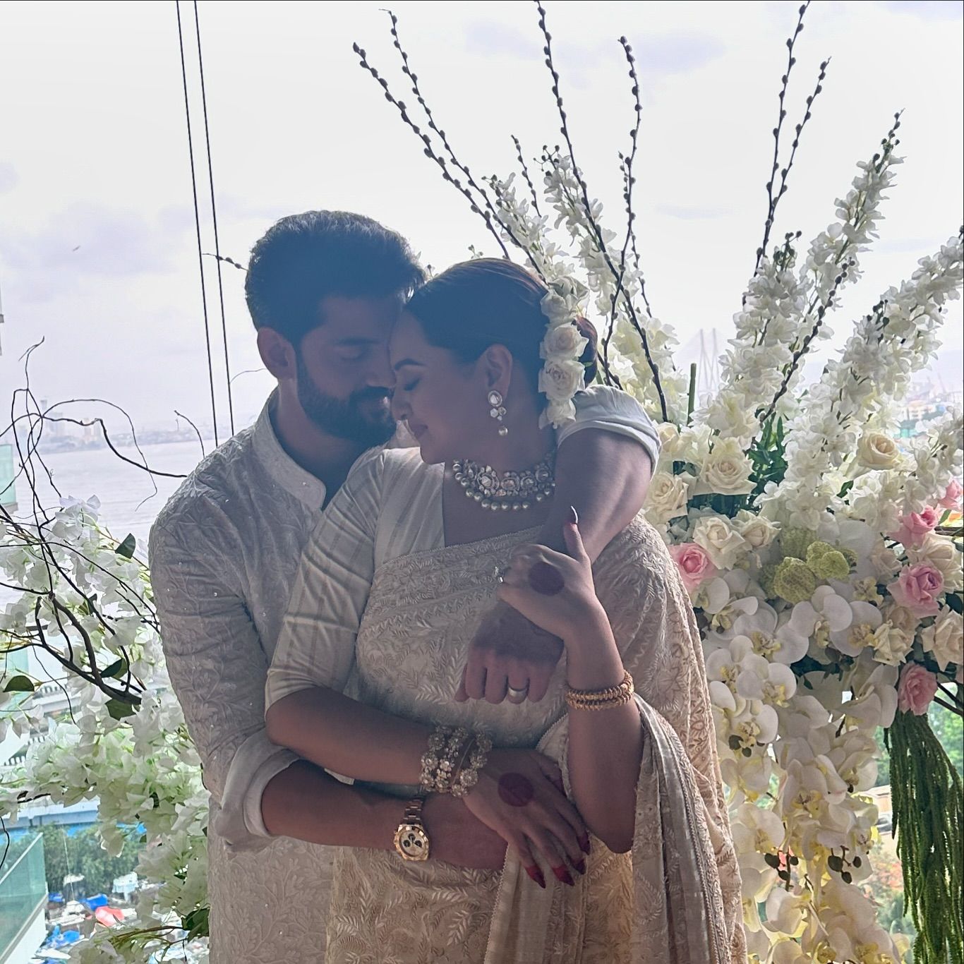 Sonakshi Sinha and Zaheer Iqbal wedding picture