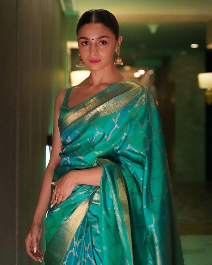 Alia Bhatt in Banarasi Saree