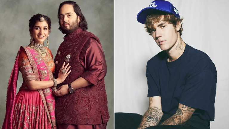 anant ambani, radhika merchant, justin bieber