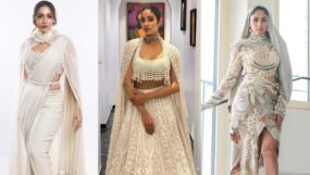 bollywood actress, janhvi, sobhita, mrunal thakur cape, mrunal bollywood, janhvi and malaika, malaika cape outfit, janhvi cape lehenga