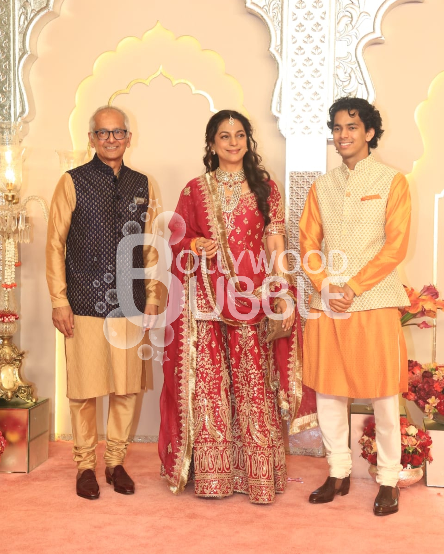 Juhi Chawla and family at Anant Ambani-Radhika Merchant wedding
