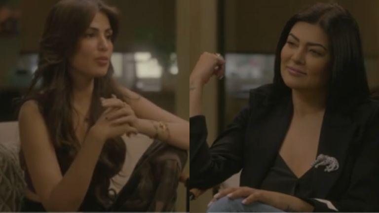 rhea chakraborty, sushmita sen, rhea and sushmita, rhea chapter 2, rhea and sushmita, rhea chakraborty talk show, rhea chapter 2 teaser