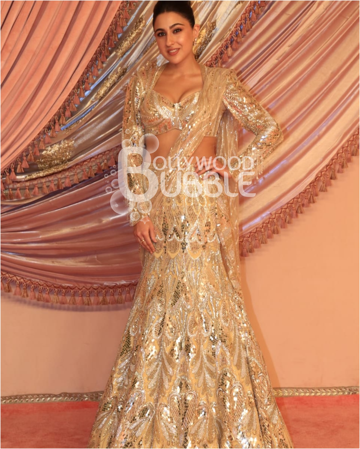 Sara Ali Khan at Anant Ambani and Radhika Merchant's Sangeet ceremony