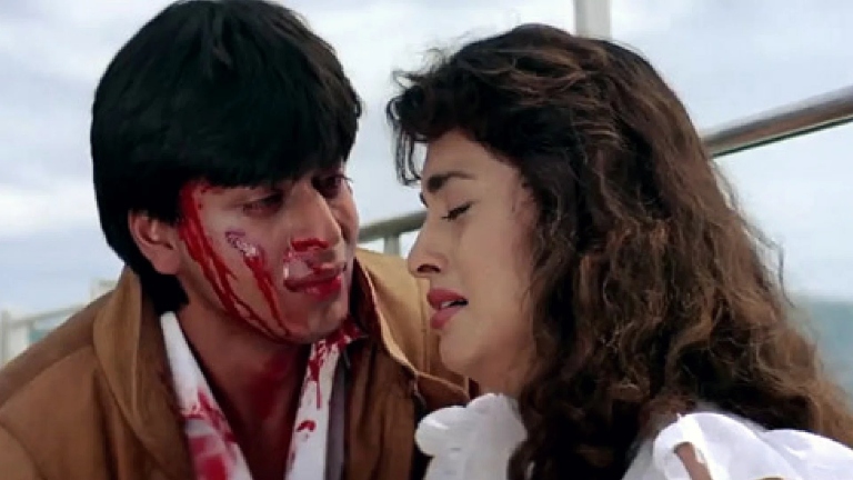 shah rukh khan, juhi chawla, darr, yash chopra