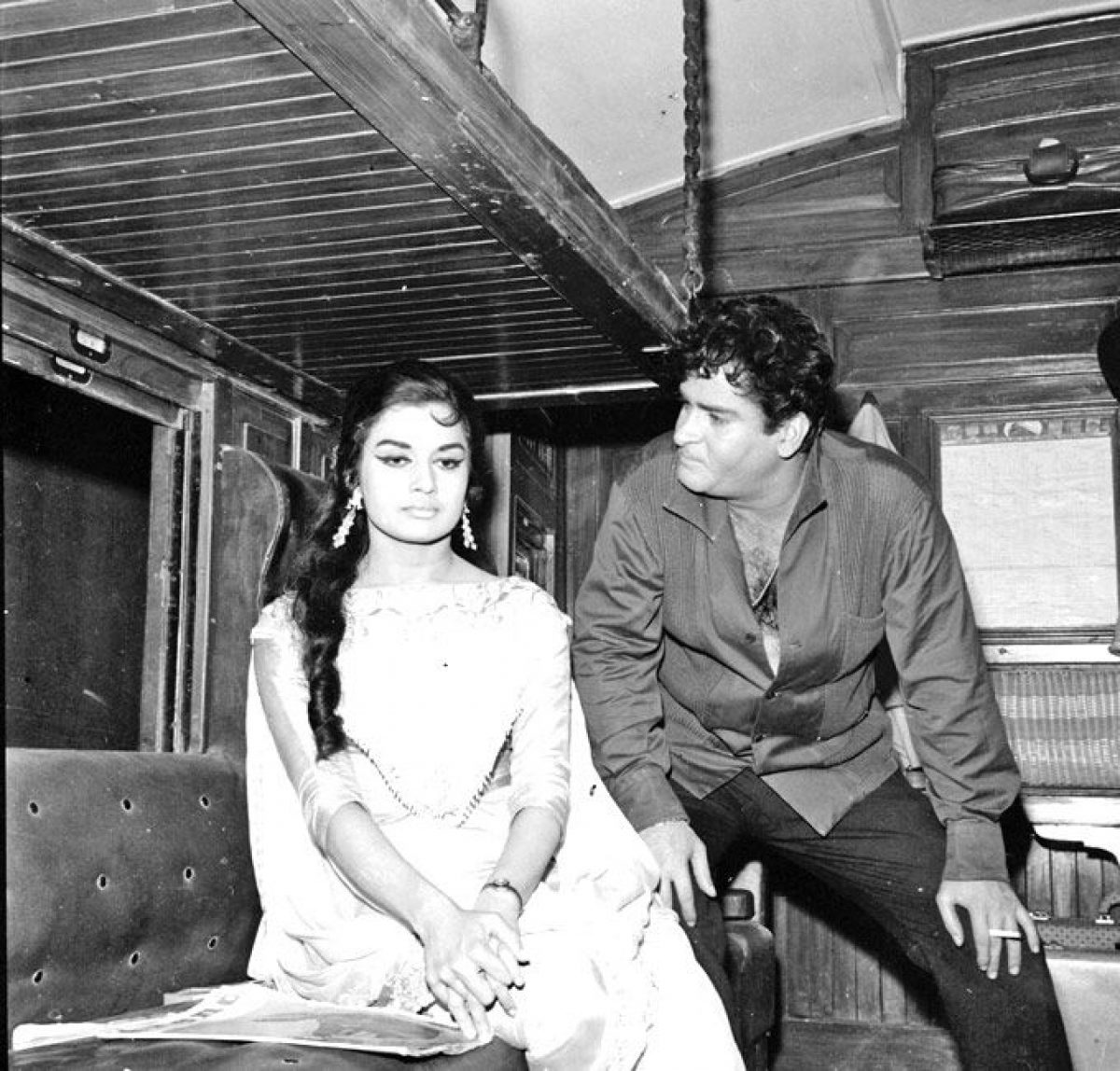 Shammi Kapoor and Asha Parekh