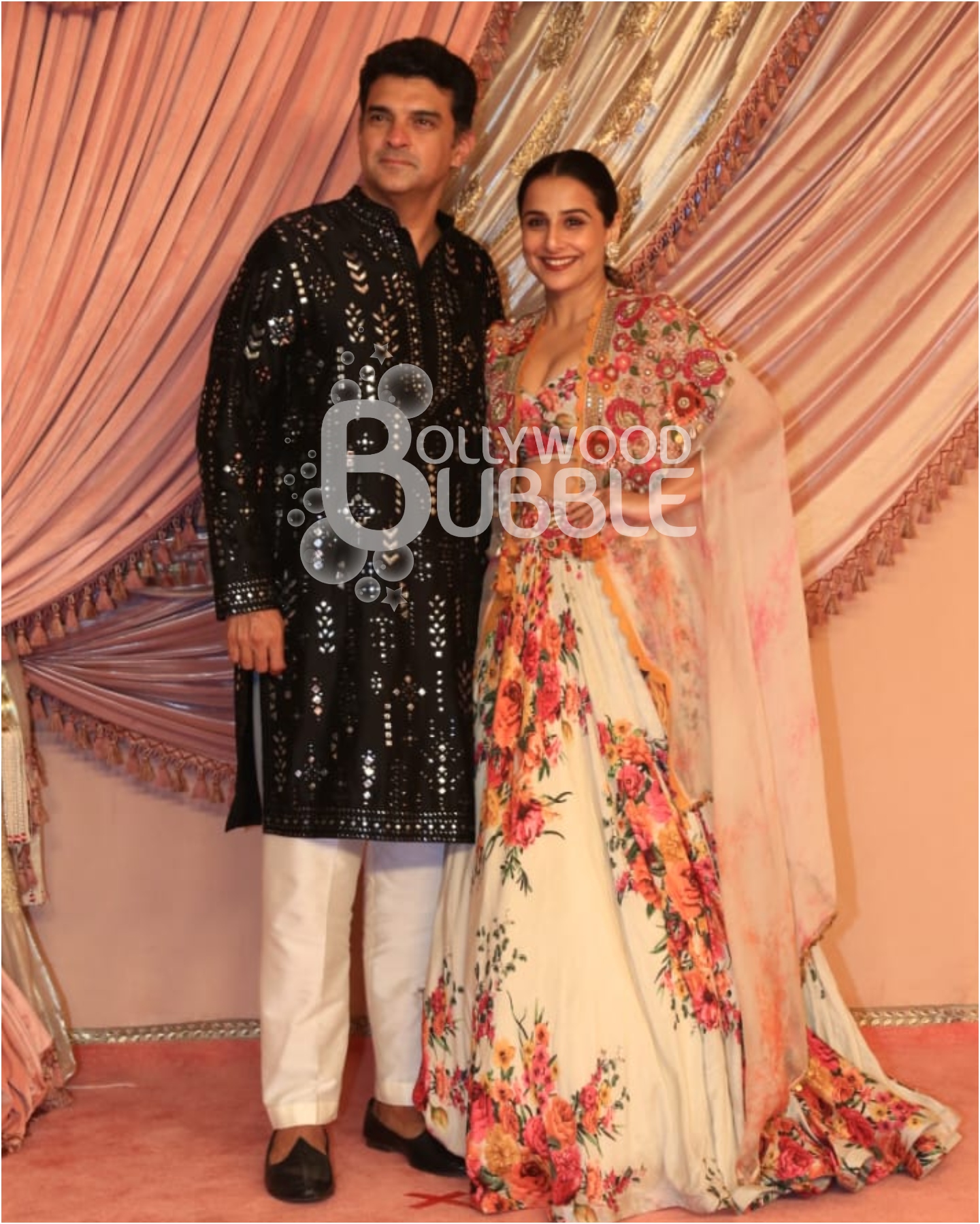 Vidya Balan and Sidharth Roy Kapur at Anant Ambani and Radhika Merchant's Sangeet ceremony