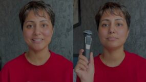 hina khan cancer, hina khan actress, hina breast cancer, hina khan cancer treatment, hina khan chemotherapy, hina khan bald, hina khan haircut