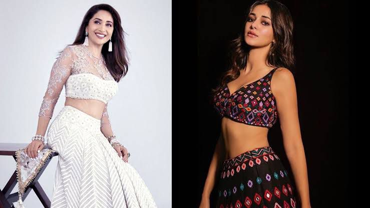 Ananya Panday and Madhuri Dixit