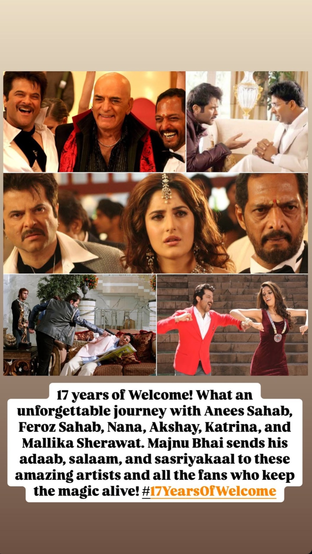 Anil Kapoor celebrates 17 years of Welcome