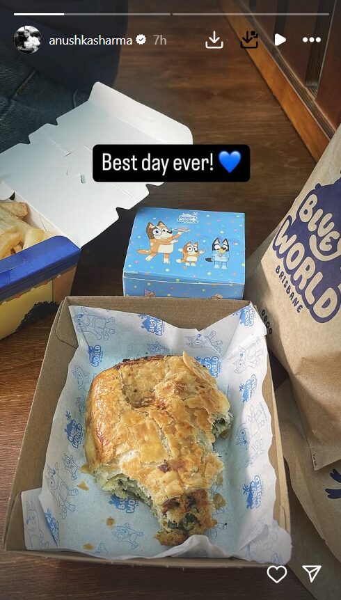 Anushka Sharma shares glimpse of her best day