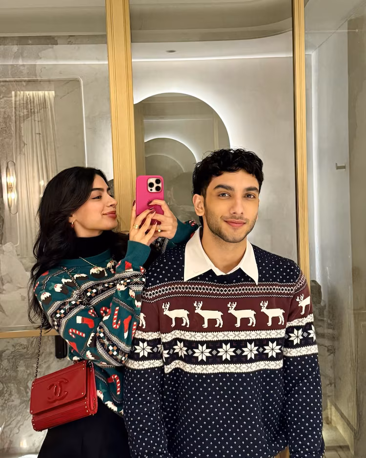 Khushi Kapoor and Vedang Raina