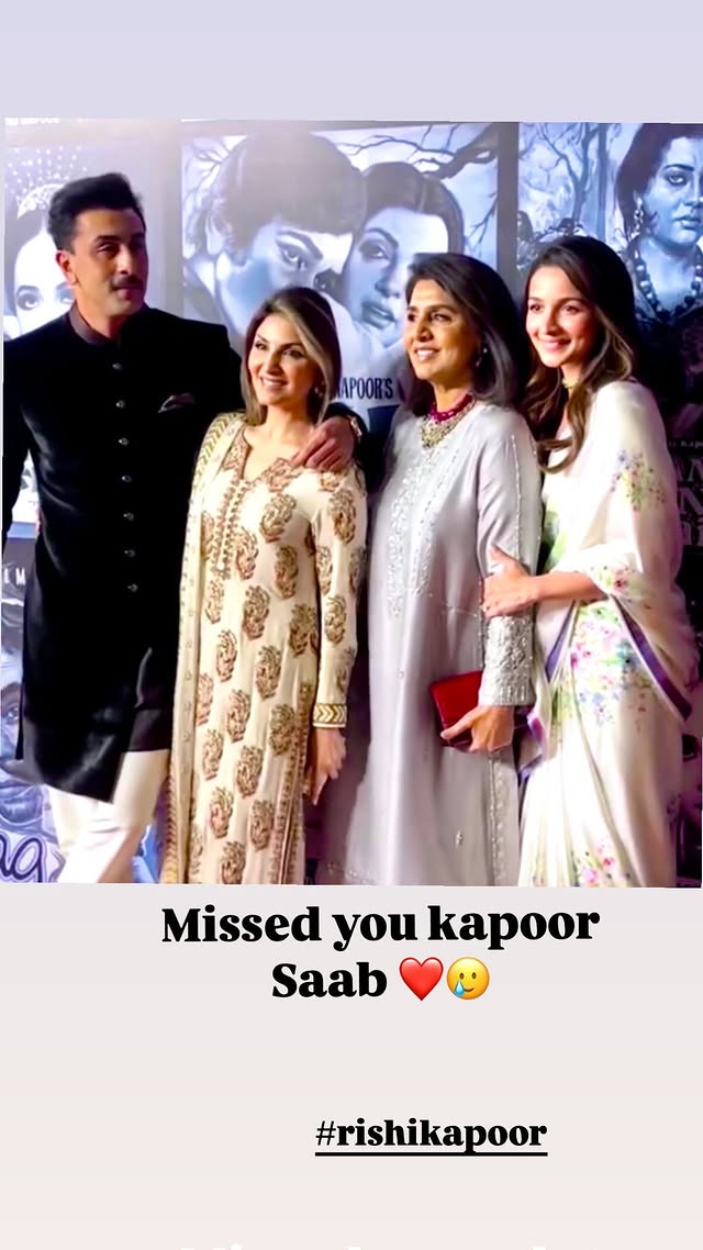 Neetu Kapoor misses late Rishi Kapoor