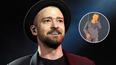 Justin Timberlake suffers wardrobe malfunction during concert