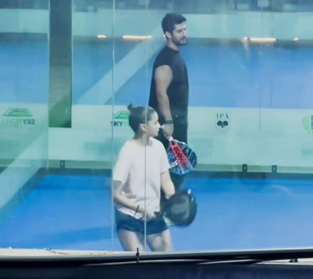 Alia Bhatt engages in a friendly match with Aditya Seal