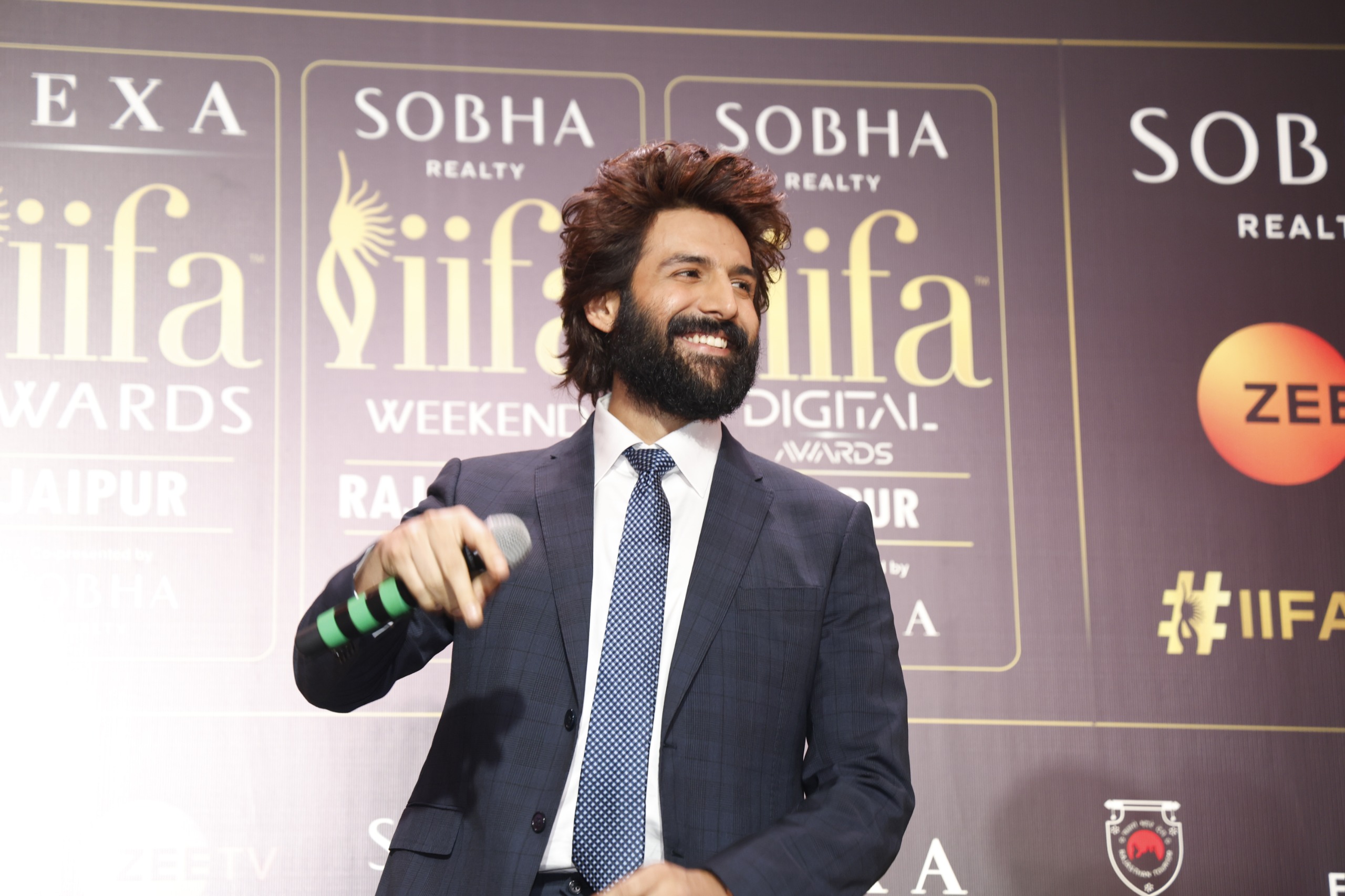 Kartik Aaryan is all smiles at IIFA 2025 launch event