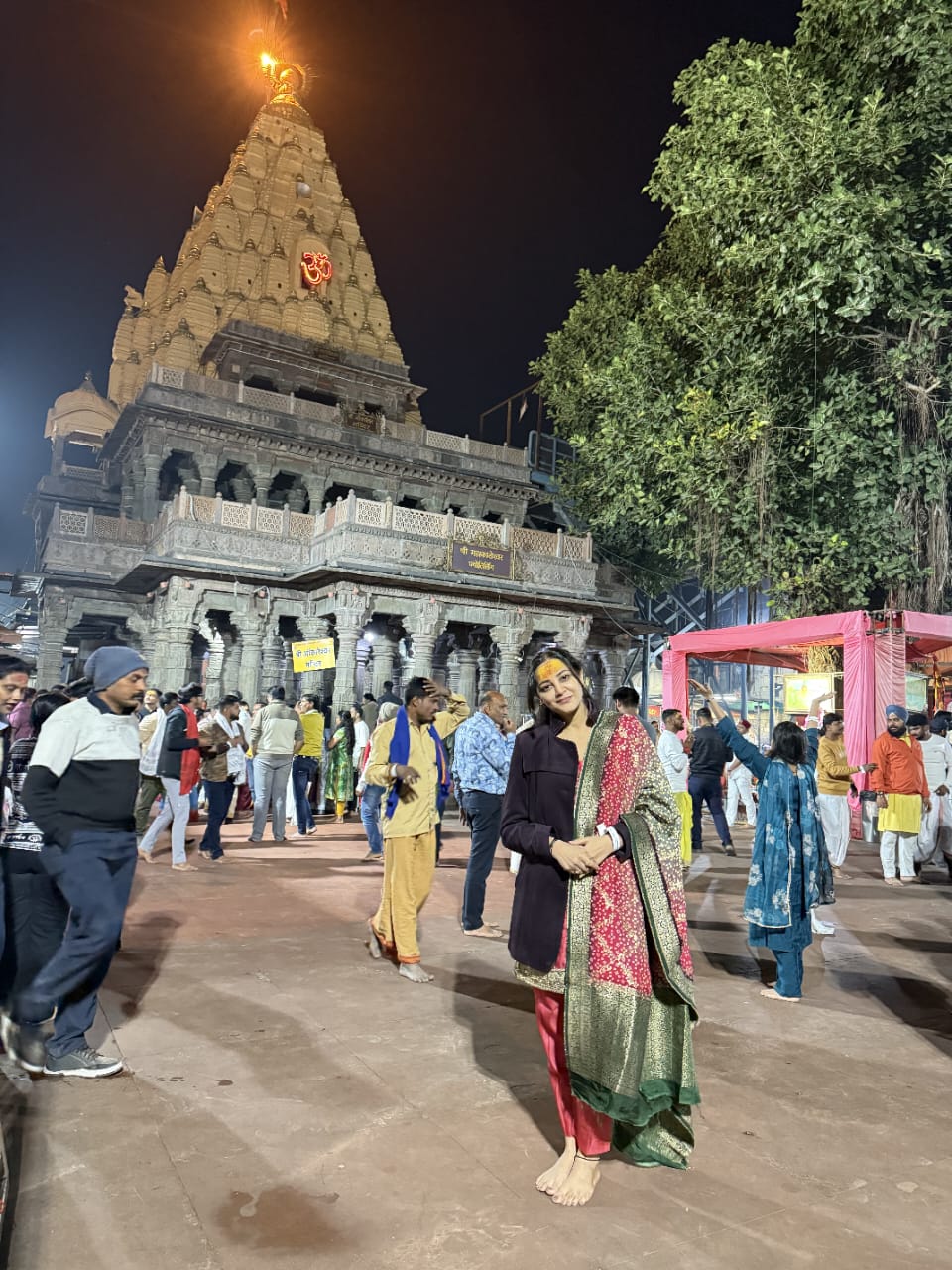 Kaveri Priyam at Ujjain Mahakal temple