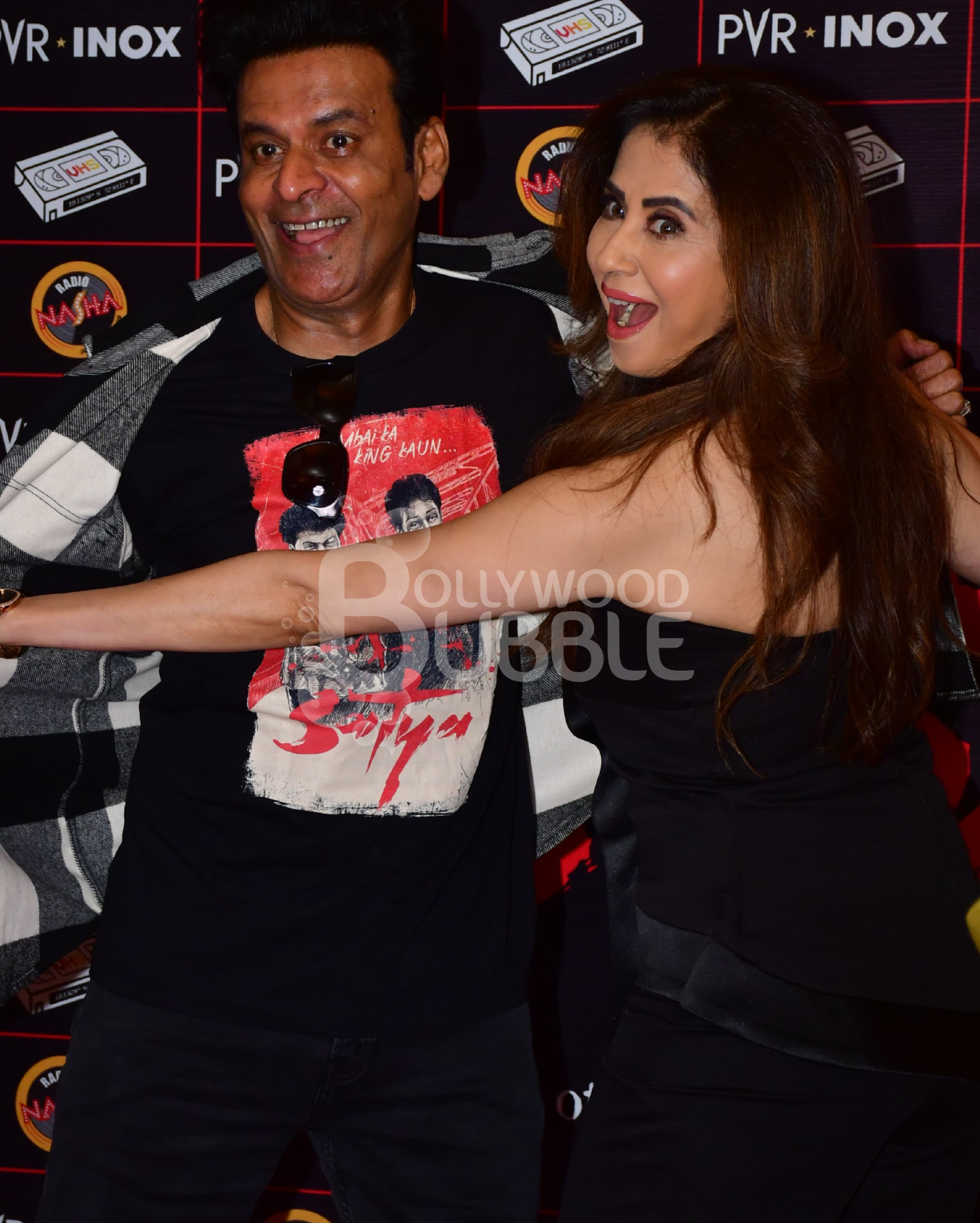 Manoj Bajpayee, Urmila Matondkar at Satya re-release event