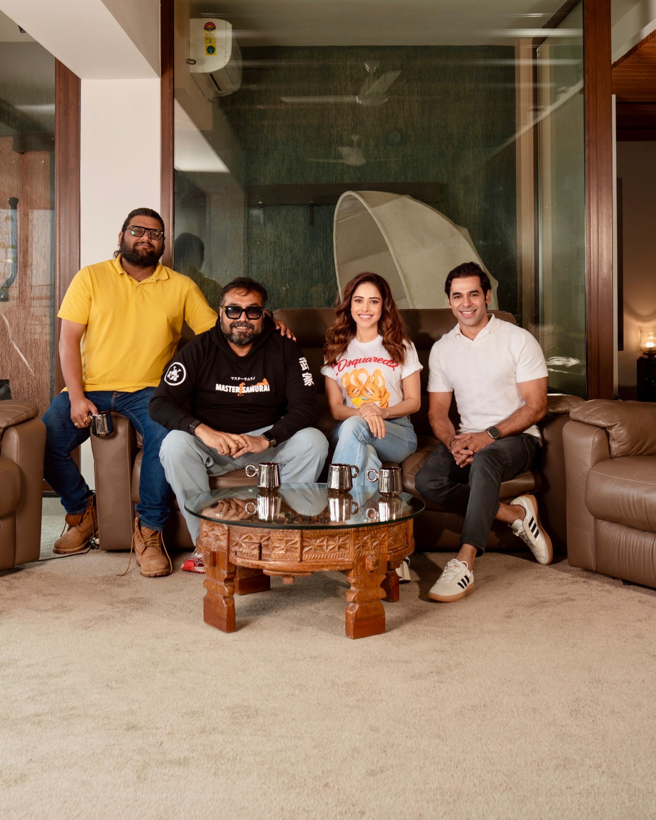 Nushrratt Bharuccha with Vishal Rana, Akshat Ajay Singh & Anurah Kashyap