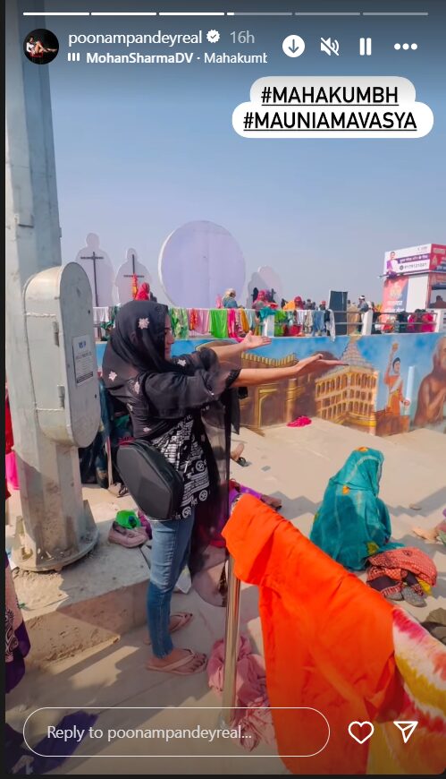 Poonam at Mahkumbh Mela 2025