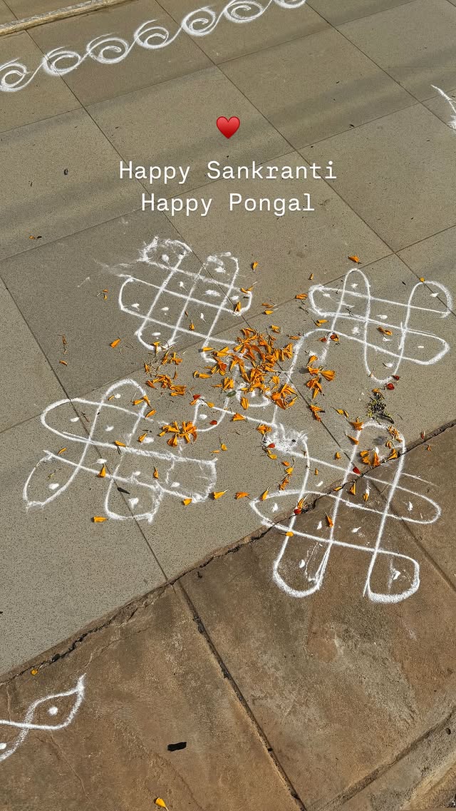 Sobhita wishes everyone on Sankranthi and Pongal