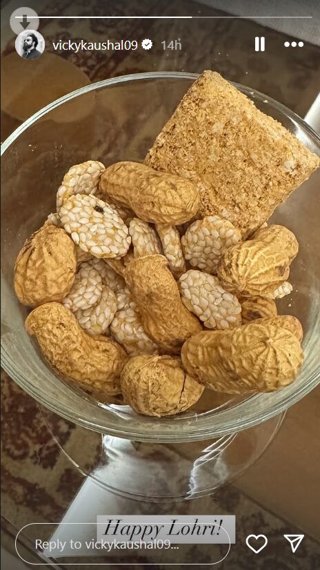 Vicky Kaushal shares picture of sweet on Lohri