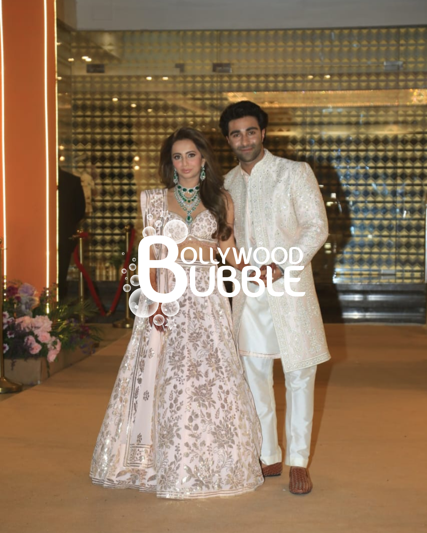 Aadar Jain & Alekha Advani at their Mehendi sundowner