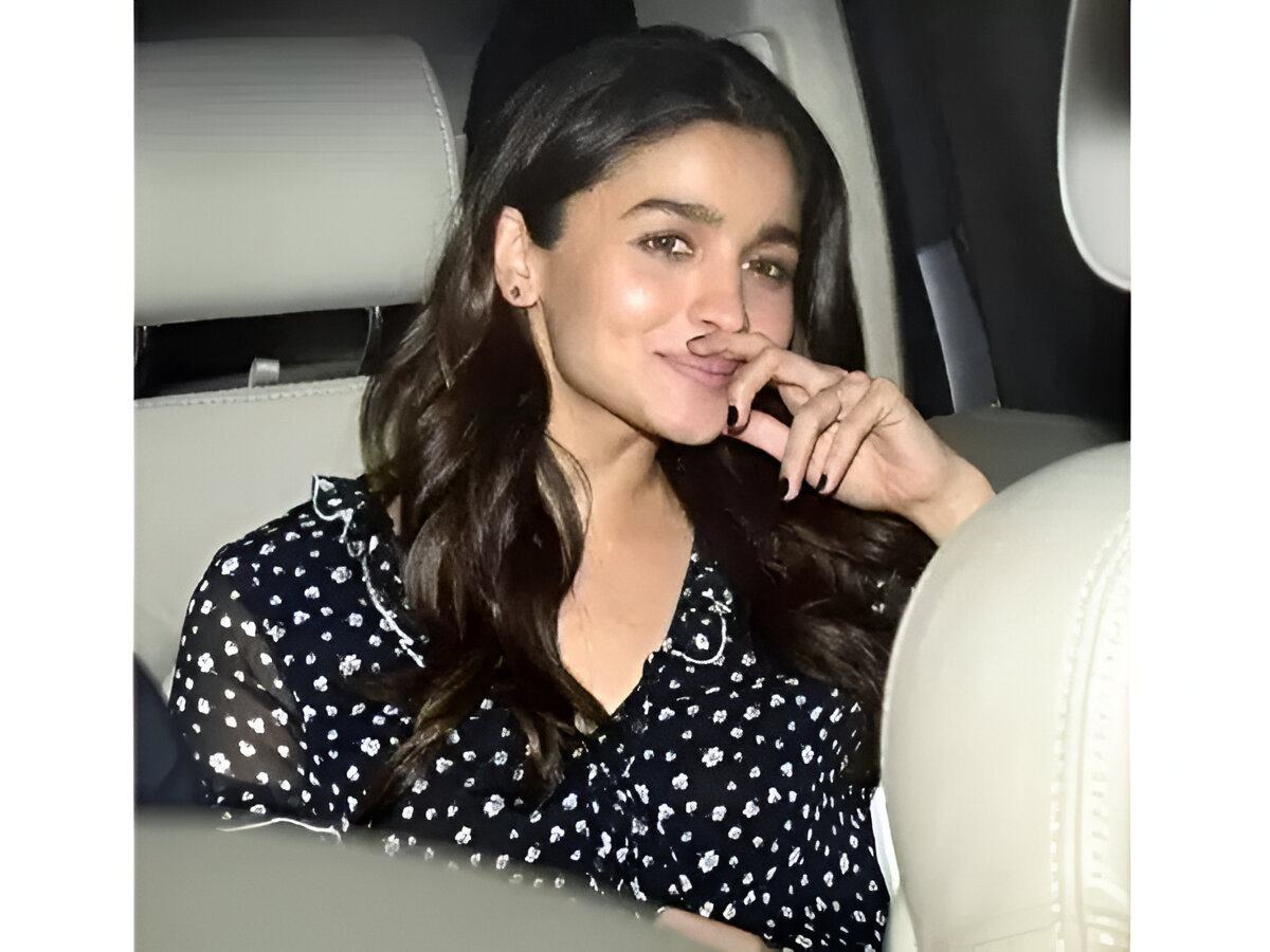 Alia Bhatt in Polka Dress