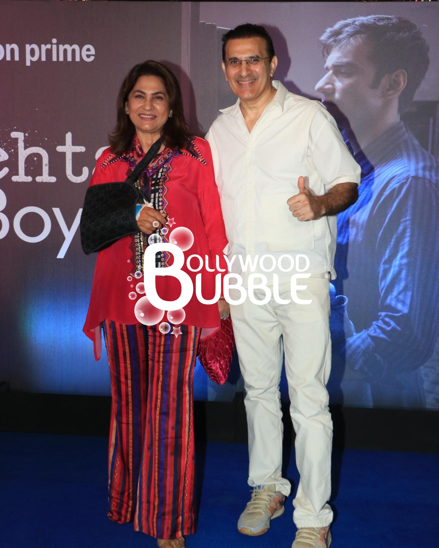 Archana Puran Singh & Parmeet Sethi at The Mehta Boys screening
