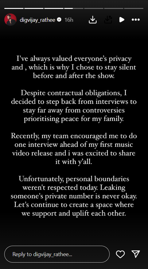 Digvijay Rathee slams Unnati Tomar