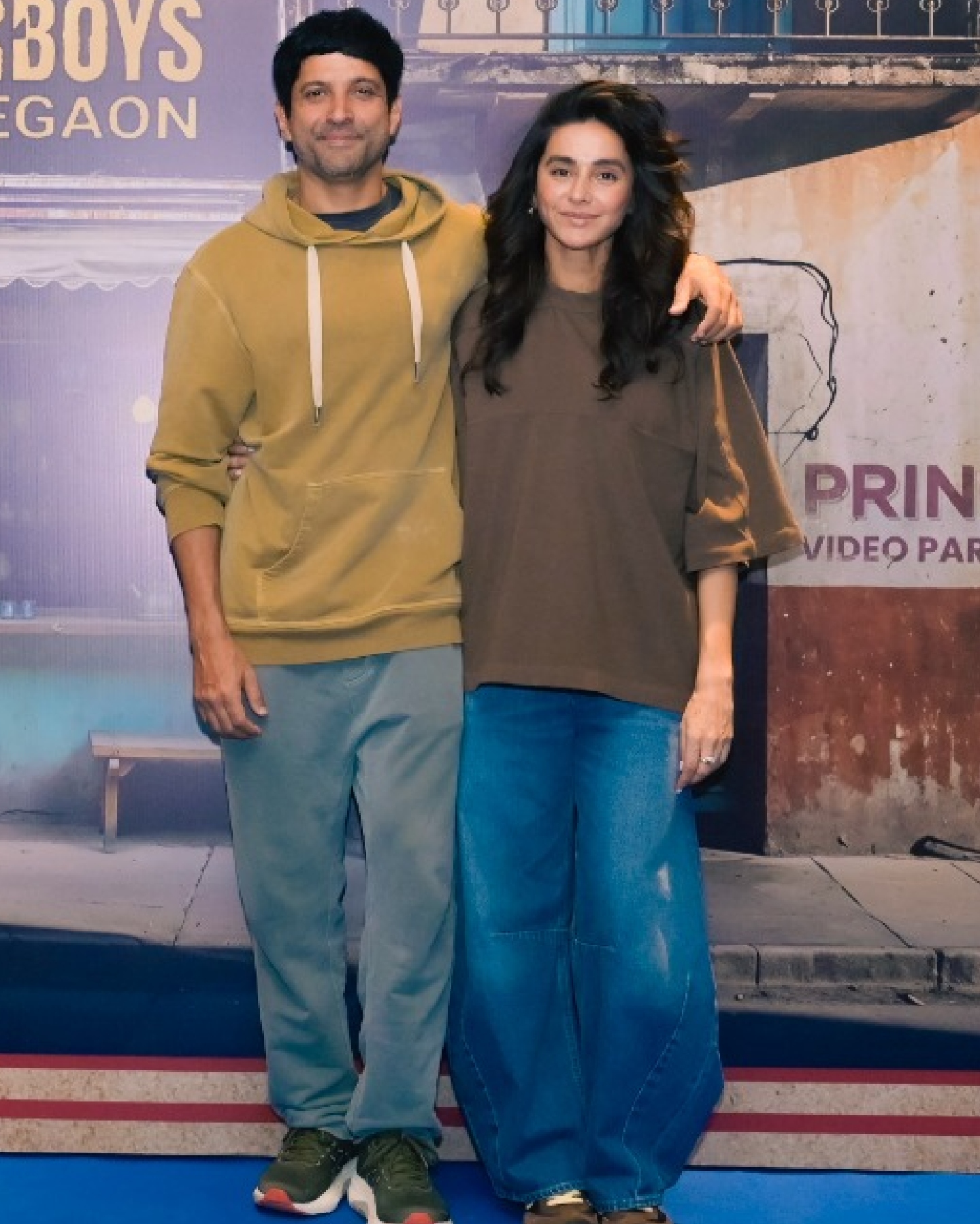 Farhan & Shibani Akhtar at Superboys of Malegaon screening