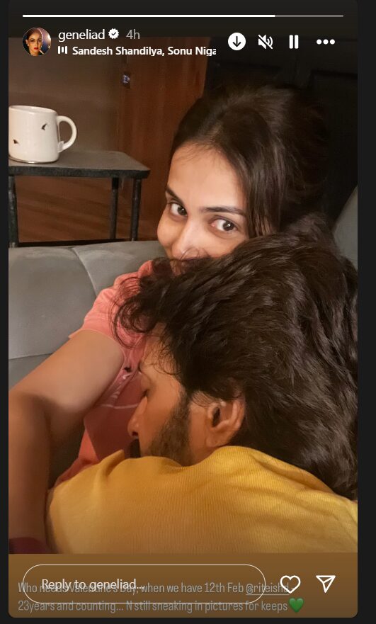 Genelia gives a sneak peak into her Valentine's Day