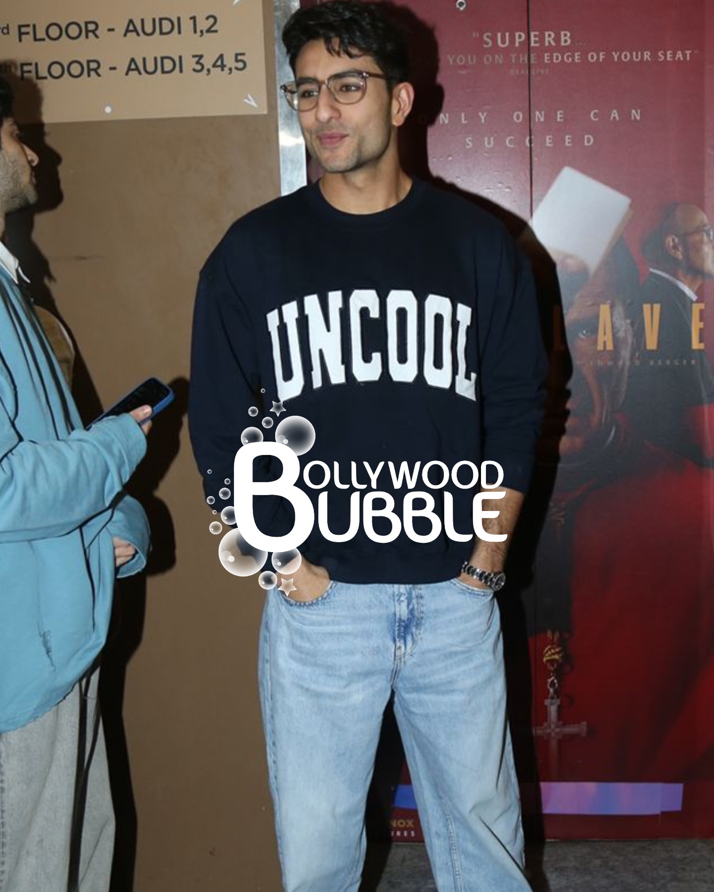 Ibrahim Ali Khan at Loveyapa screening