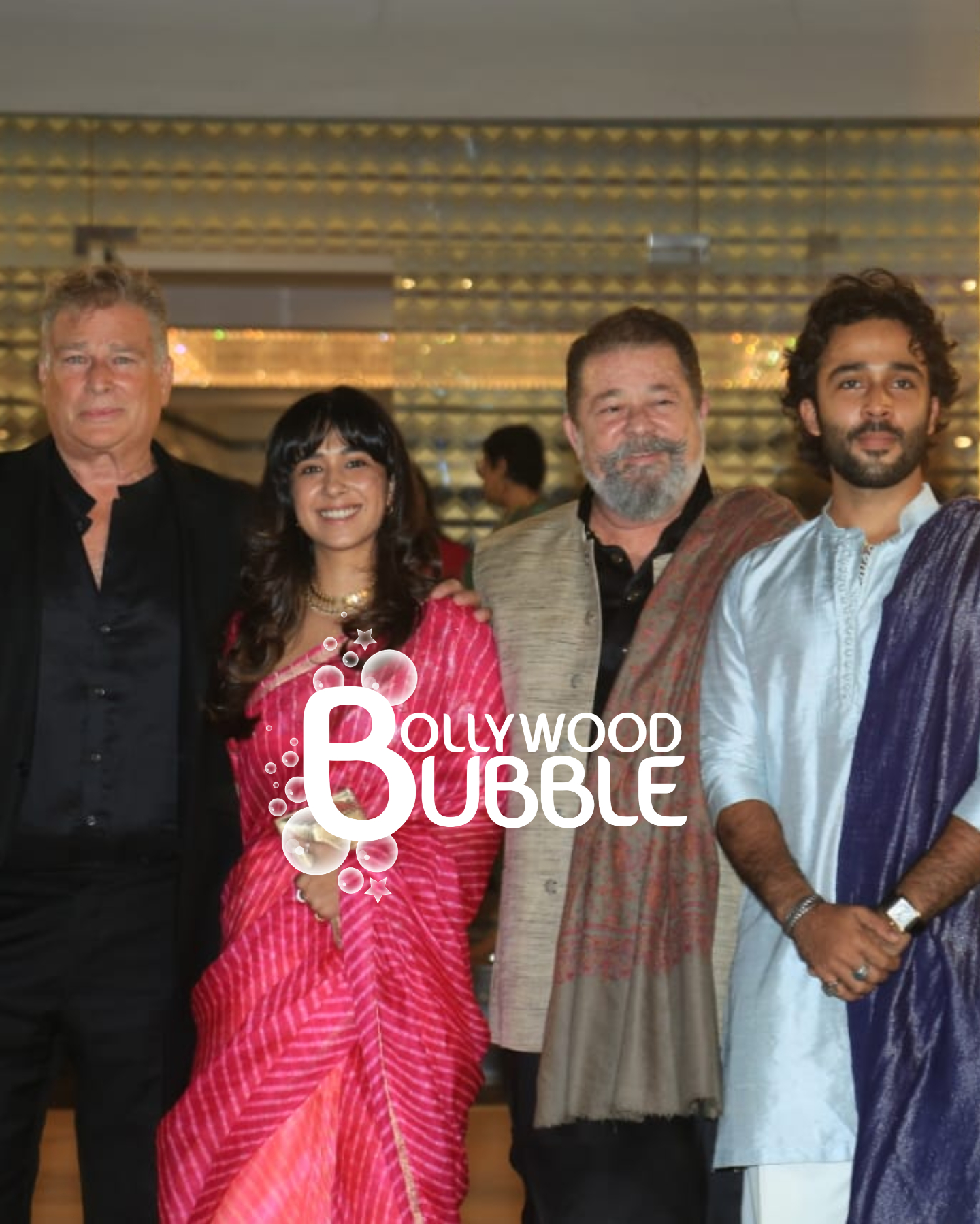 Karan Kapoor, Kunal Kapoor & Jahaan Kapoor at Aadar Jain & Alekha Advani's Mehendi sundowner
